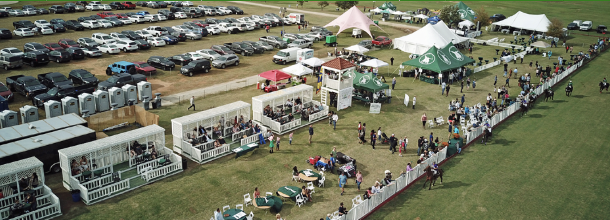 Aerial view of Prestonwood Polo grounds