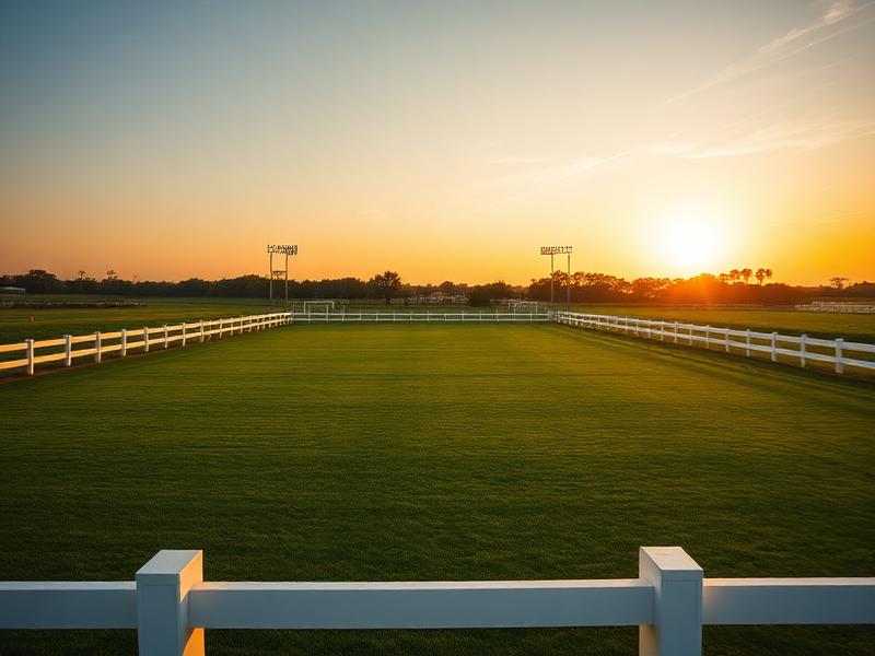 The field at sunset